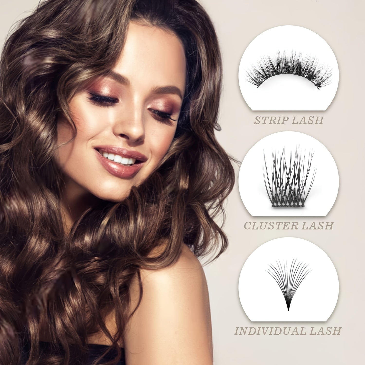 Dual-Ended Eyelash Glue for DIY Extensions