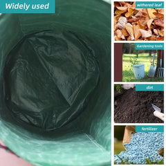 1 Pack Garden Pp Deciduous Bag Corrosion resistant Green Deciduous Storage Bag