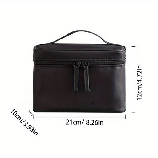 Waterproof Travel Cosmetic Bag Makeup Brush Storage Bag Portable Zipper Toiletry
