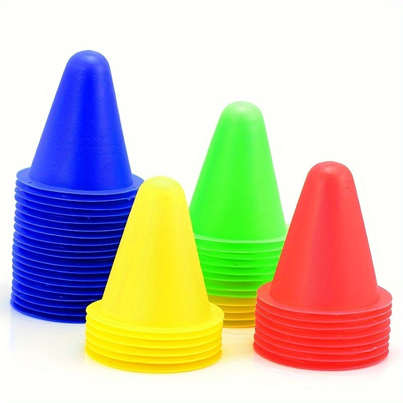 10pcs Roller Skating Cone Obstacle for Agility & Speed Training