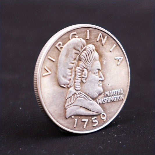 Vintage Collectibles Coin Lucky Coin Brass Plated Decorative Coin