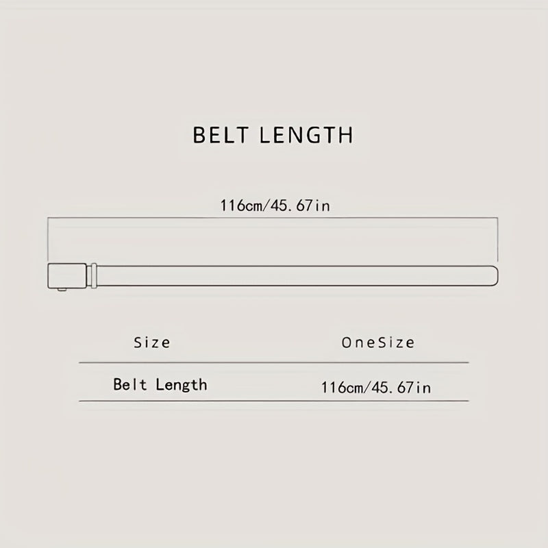 Men's Leather Buckle Belt Business Decorative Belt