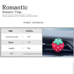 Strawberry Car Air Vent Aromatherapy Clip Freshener