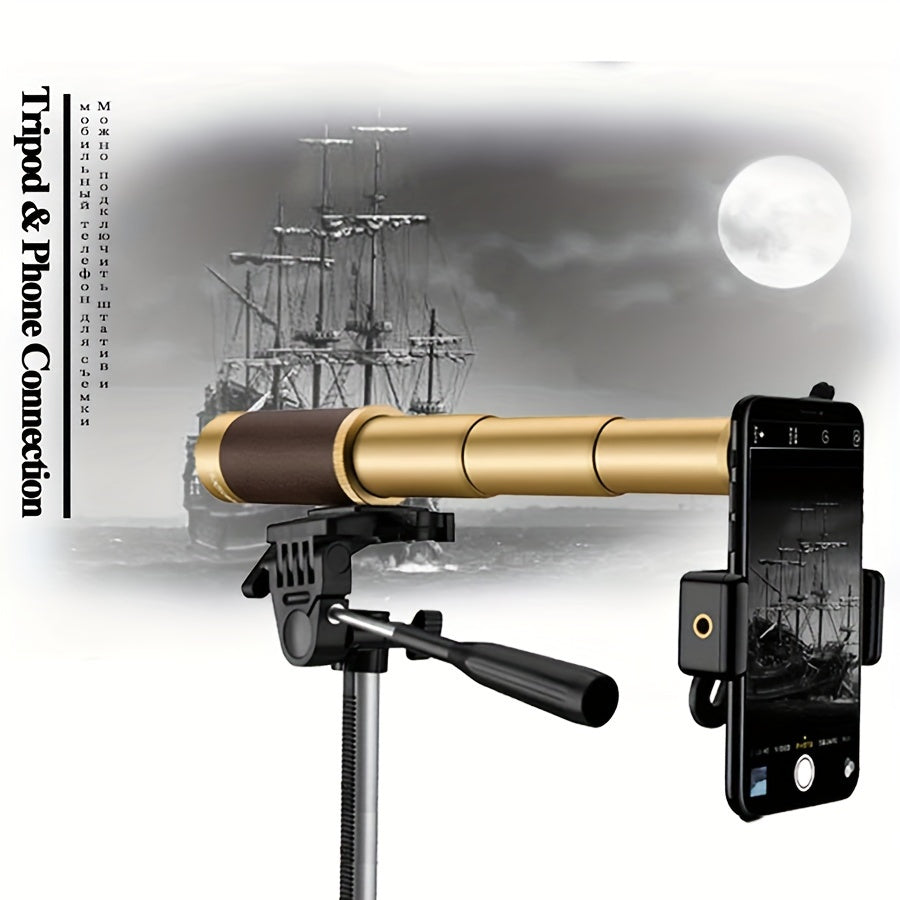 25x50 Monocular Telescope BAK4 Prism Long Distance Monocular