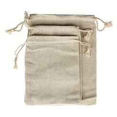 Linen Drawstring Pocket Gift Jewelry Bag Wedding Party Packaging Bag