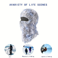 Windproof Knitted Balaclava Hat Full Face Mask for Winter Outdoor Sports