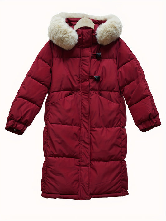 Over the Knee Puffer Jacket for Winter