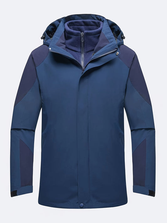 3-in-1 Thermal Jacket, Waterproof & Windproof, Reflective Details