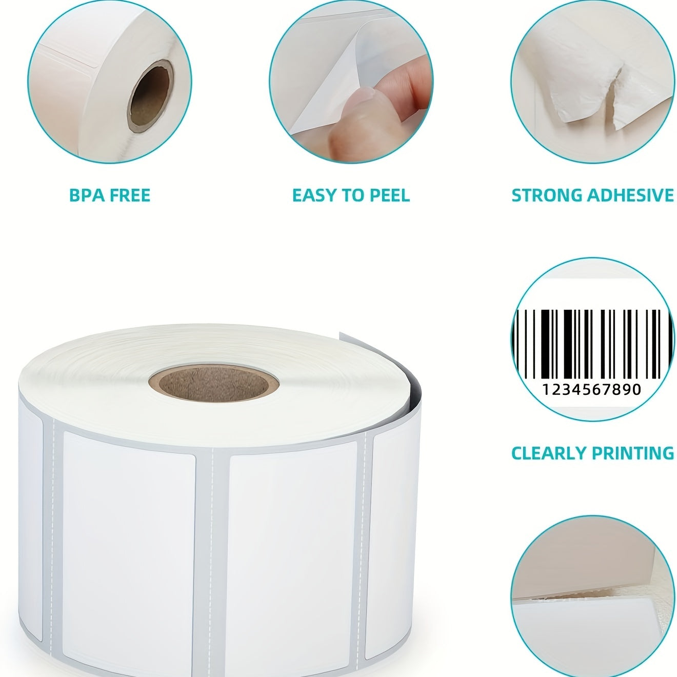 1 18 X 1 1000pcs Direct Thermal Label Commercial Label Sticker