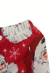 Santa Claus High Waist Leggings for Women