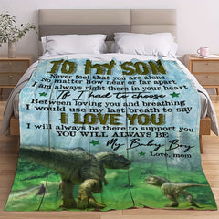 Mother's Gift For Son Blanket Soft And Comfortable