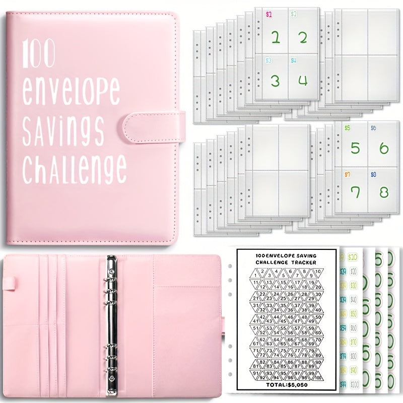 100 Envelopes Challenge Binder Savings Challenges Book