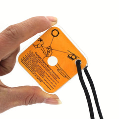 2pcs Survival Signal Mirror For Boat Raft Boat Field Survival Signal Mirror
