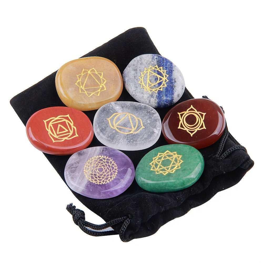 7 Chakra Reiki Healing Stone Set