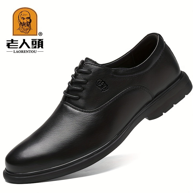 Men's Leather Smart Casual Walking Shoes for Daily & Formal Wear