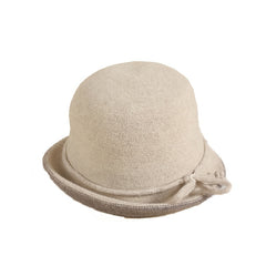 Women's Wool Fisherman Hat Solid Winter Warm