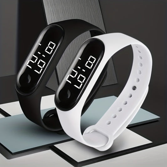 Waterproof Silicone LED Sports Watch for Kids