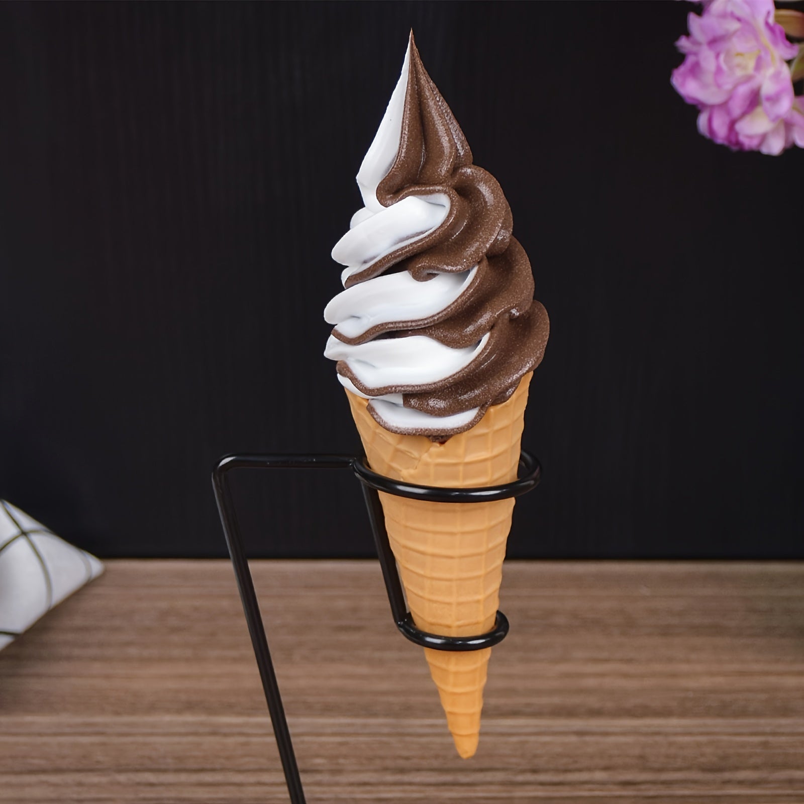 PVC Ice Cream Sculpture, Faux Ice Cream Model for Home Decor