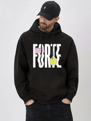 Letter Print Hoodie Hoodies For Men Men's Casual Graphic Pullover Hooded Sweatsh