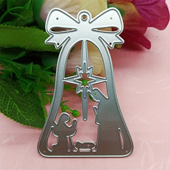 Faith Pendant Metal Mold for Paper Art Embossing