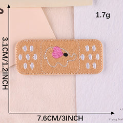 3pcs Cartoon Pig Embroidered Badges DIY Clothing Hat Patch No Back Glue