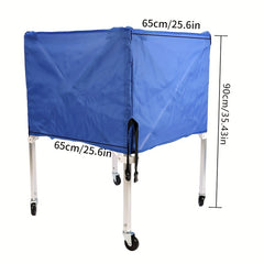 Foldable Basketball Cart Football Volleyball Cart Portable Storage Car