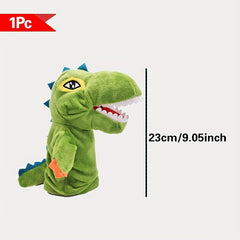 Interactive Dinosaur Hand Puppet Plush Toy for Kids