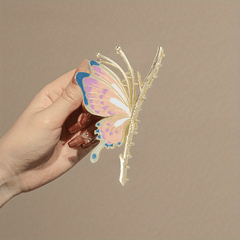 Vintage Butterfly Hair Claw Clip Non Slip Strong Hold Grip