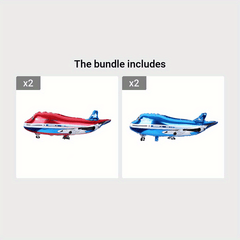 Large Airplane Party Decoration Happy Birthday Balloons