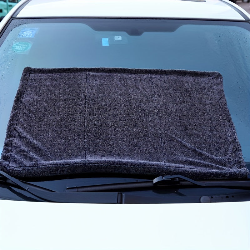 Soft Velvet Car Wash Towel Absorbent Rag for Car Cleaning