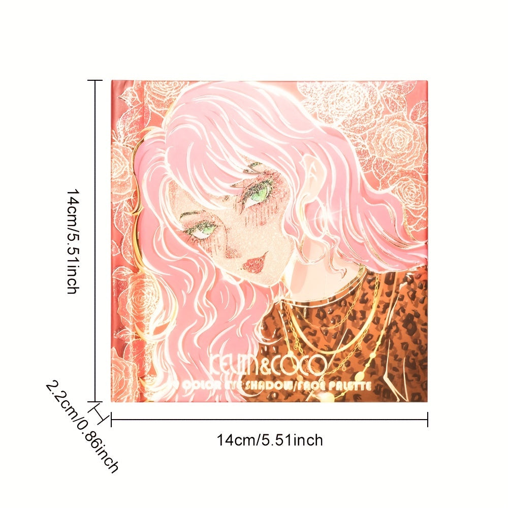 3-Layer Turning Pages Eyeshadow Palette: Pearly Matte Earth Shimmer