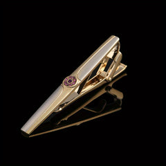 Men's Rhinestone Tie Clip Business Shirt Accessory