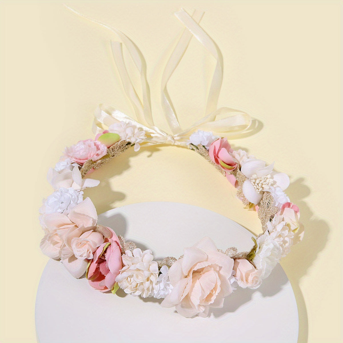 Boho Floral Headband Garland Crown Headdress