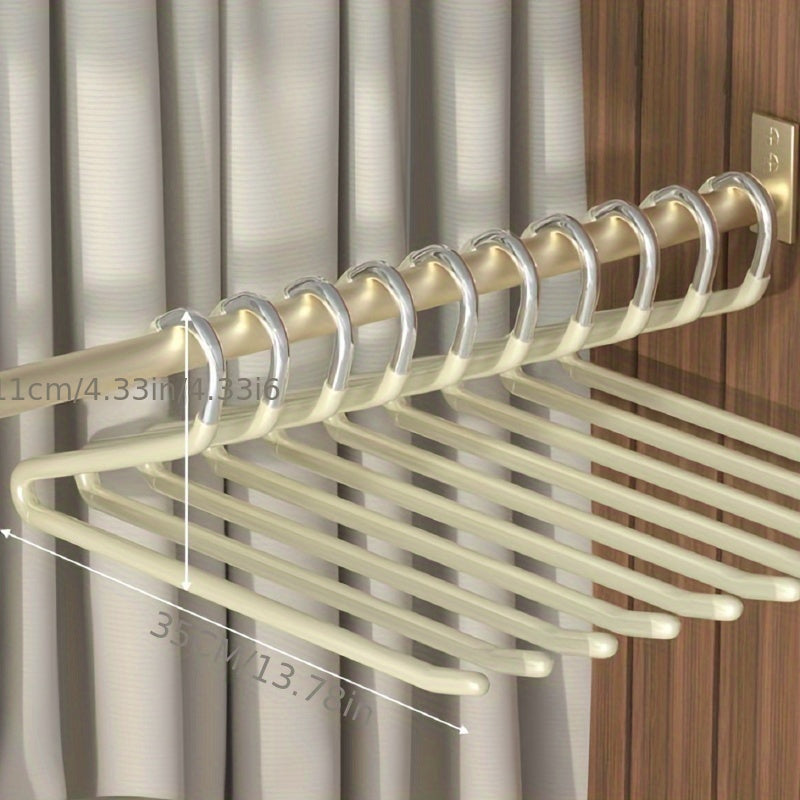 5pcs Non-Slip Trousers Hangers - Maximize Closet Space
