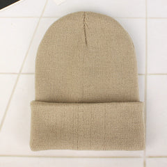 Autumn&Winter Fluorescent Knitted Couple Wool Cap