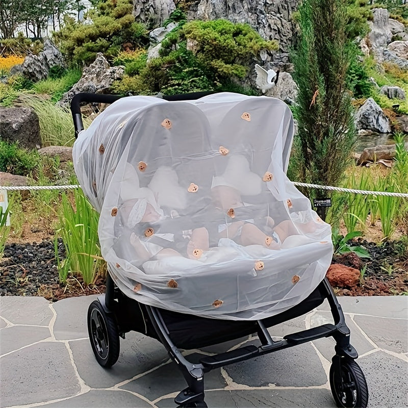 Universal Stroller Mosquito Net Full Coverage Breathable Summer Net
