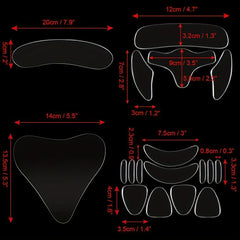 Silicone Wrinkle Pad Patch Sticker 1 2 4 5 11 16 18pcs Skin Care Lifting Tool