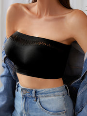 Soft Strapless Bandeau Bra Stretch Daily Fit Underwear