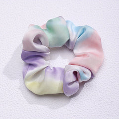 Fabric Large Gradient Scrunchie Hair Tie Hair Accessories