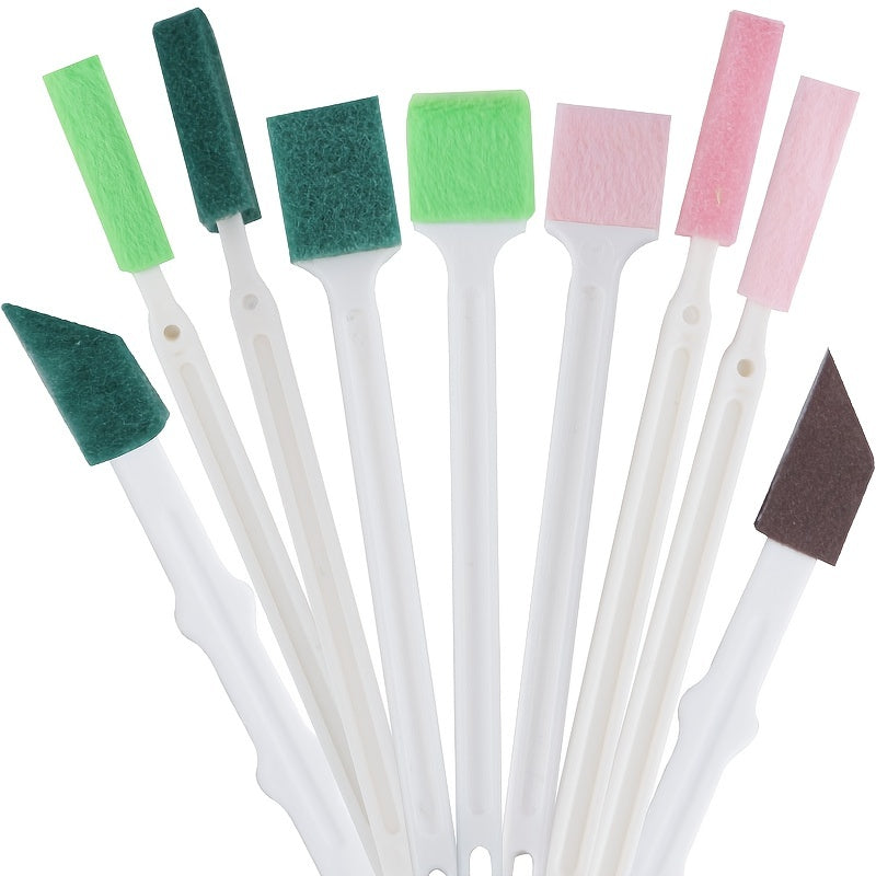 9pcs Cleaning Brush Set for Toilet, Kitchen, Window, Air Conditioner
