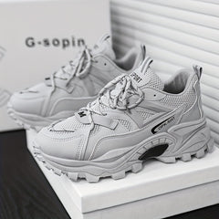 Men's Chunky Mesh Sneakers Casual Outdoor Walking Shoes