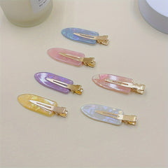 6pcs Y2K Hair Clip Duckbill Barrette Hair Slides Clip For Women Girls