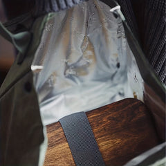 Waterproof Army Green Lunch Box Bag Insulated for Students and Office Workers