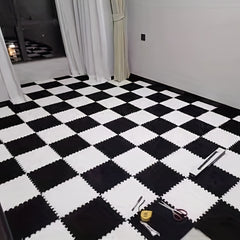 12pcs Washable Foam Floor Mats 12x12 Inch Square Patchwork Grounding Mats