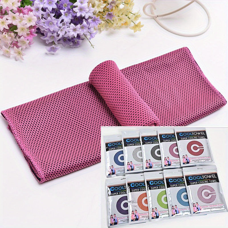 Quick Drying Cooling Sports Towel Soft Breathable Portable Gym Yoga Fitness