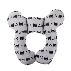 Baby Unisex Cartoon Style U Shaped Pillow Support Headrest