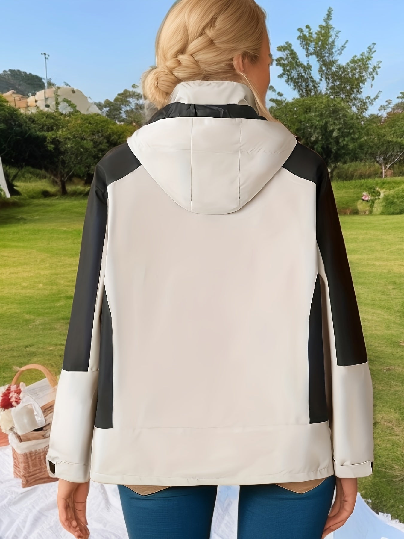 3 in 1 Block Women's Outdoor Sports Jacket