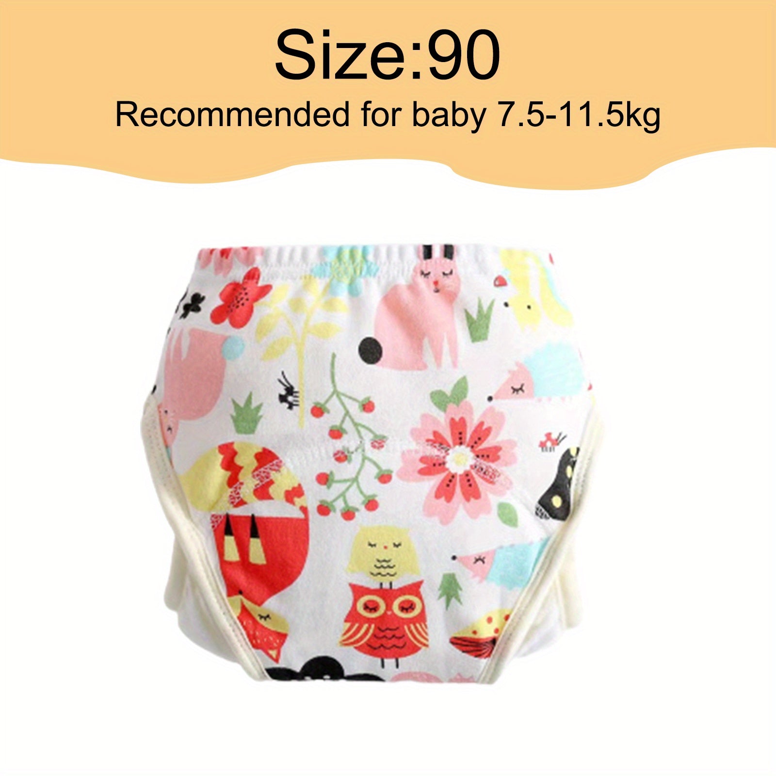 1pc Baby Wing Training Pants For Newborn Baby Waterproof Diaper Pocket Diapers