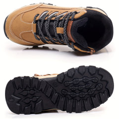 Boy's High Top Hiking Boots Non Slip Durable Shoes For Outdoor
