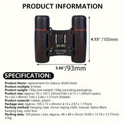 Compact Binoculars for Travel & Camping